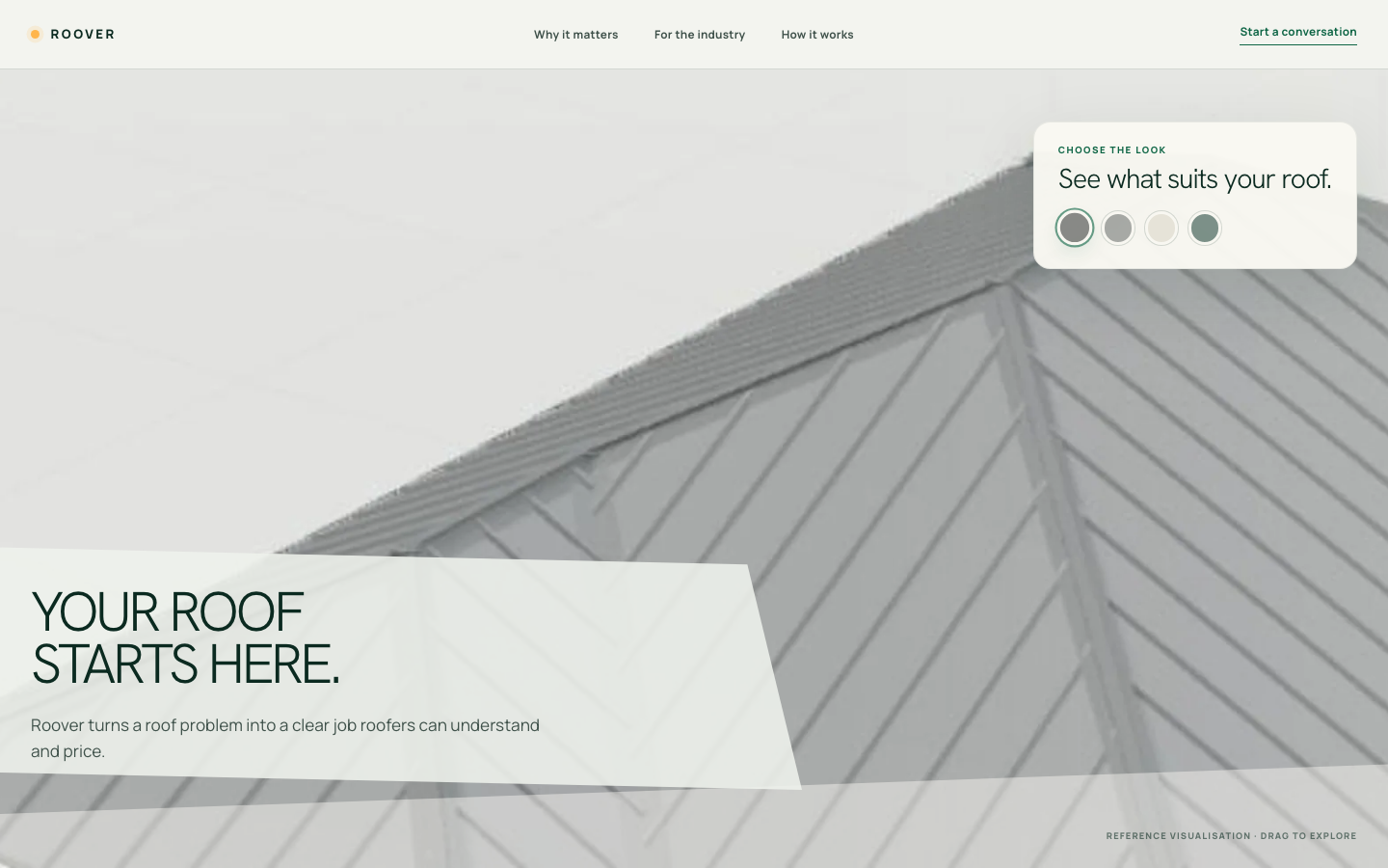Runs V4 RoofViz first screen